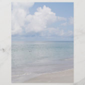 Vogel op het strand Briefpapier (Voorkant)