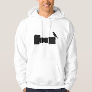 Vogel op Lange Lens Camera Vogel Fotograaf Fotogra Hoodie