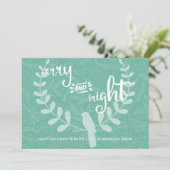 Vogel op Laurel Merry en Bright Corporate Kaart (Staand voorkant)