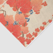 Vogel op Red Ivy, Koson, Ukiyoe Tissuepapier (Detail)