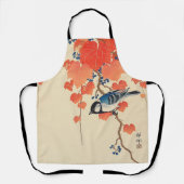 Vogel op Rode Ivy, Koson, Ukiyo-e Schort (Voorkant)
