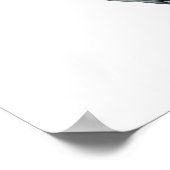 Vogel op Suet Feeder Graphic Poster (Hoek)