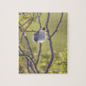 Vogel op Twig (Bushtit) Puzzel (Verticaal)