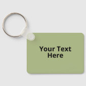 Vogel op Twig (Bushtit) Sleutelhanger (Achterkant)