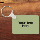 Vogel op Twig (Bushtit) Sleutelhanger (Achterkant)