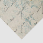  vogel op vertakking met het Schrijven ontkoppelin Tissuepapier (Detail)