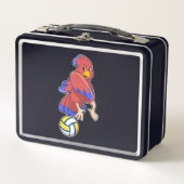 Vogel op volleybalsport (Voorkant)