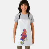 Vogel op volleybalsport schort (Insitu)