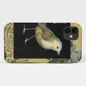 Vogel op zwarte en  achtergrond Case-Mate iPhone case (Achterkant (horizontaal))