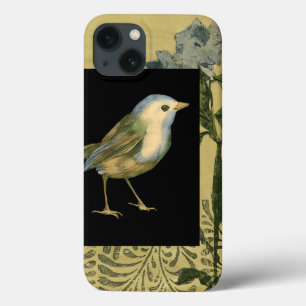 Vogel op zwarte en  achtergrond Case-Mate iPhone case