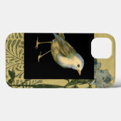 Vogel op zwarte en  achtergrond Case-Mate iPhone case (Achterkant (horizontaal))