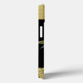 Vogel op zwarte en  achtergrond Case-Mate iPhone case (Achterkant / Rechts)