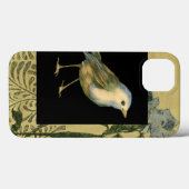Vogel op zwarte en vintage achtergrond Case-Mate iPhone case (Achterkant (horizontaal))