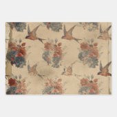 Vogel Oude Decoupage Victoriaans Antiek Inpakpapier Vel (Voorkant 2)