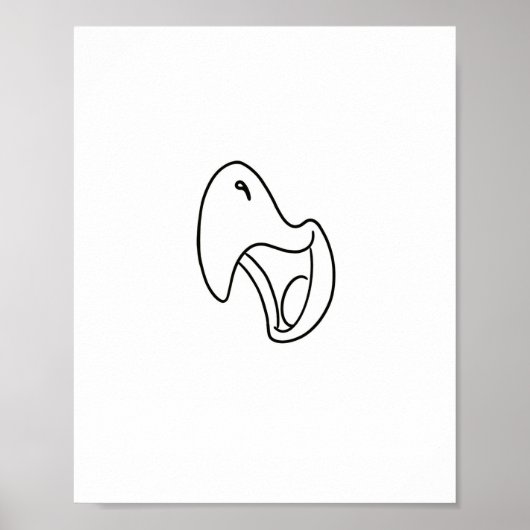 Vogel, papegaai, kreet thema poster (Voorkant)
