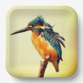 vogel papieren bordje (Voorkant)