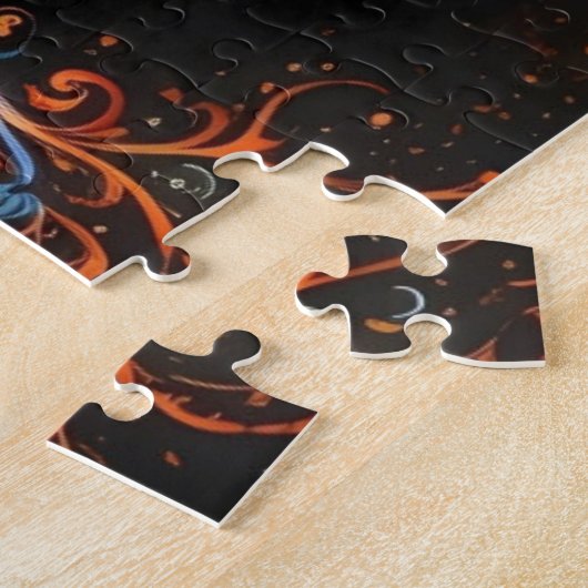 Vogel Phoenix Legpuzzel (Zijkant)