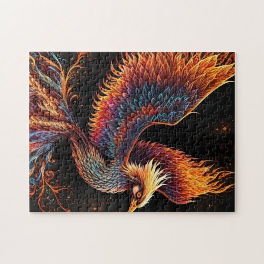 Vogel Phoenix Legpuzzel (Horizontaal)