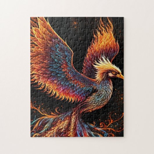 Vogel Phoenix Legpuzzel (Verticaal)