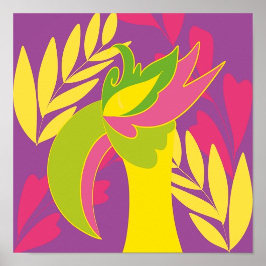 vogel poster (Voorkant)