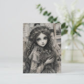 Vogel Prinses Fee Briefkaart (Staand voorkant)