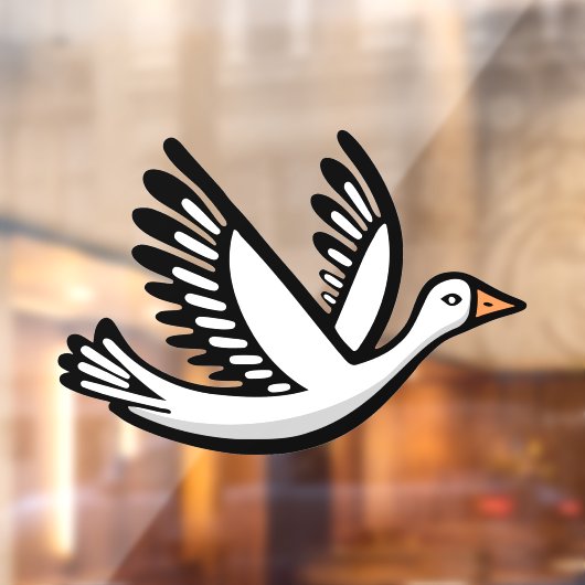 vogel raamsticker (Vel 2)