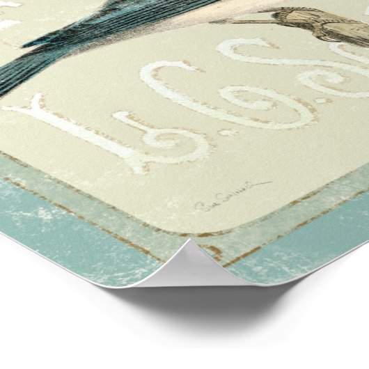  vogel rechts poster (Hoek)