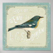  vogel rechts poster (Voorkant)