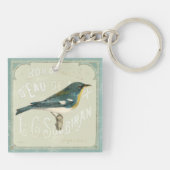  vogel rechts sleutelhanger (Achterkant)