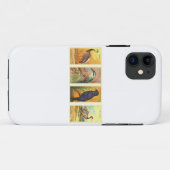 Vogel Retro Tekeningen Case-Mate iPhone Case (Achterkant (horizontaal))