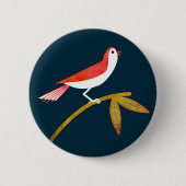 vogel ronde button 5,7 cm (Voorkant)