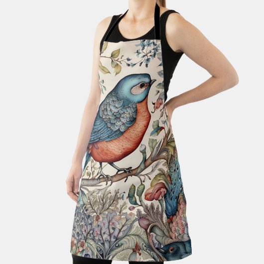 Vogel,  Scandinavisch stoffenontwerp Schort (Insitu)