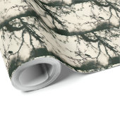 Vogel Silhouet Cadeaupapier (Rol Hoek)