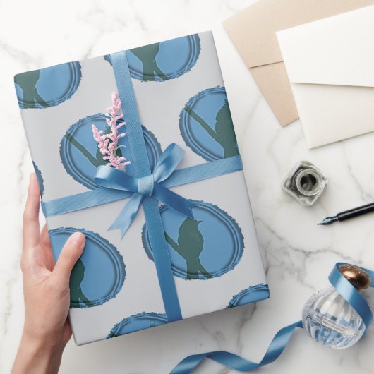 Vogel Silhouet Hobby Vogelaar Cadeaupapier (Geschenken)