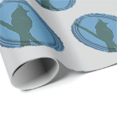 Vogel Silhouet Hobby Vogelaar Cadeaupapier (Rol Hoek)