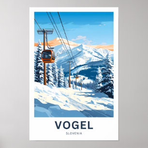 Vogel Slovenië Reisprint Poster