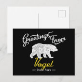 Vogel State Park Beer Briefkaart (Voorkant / Achterkant)