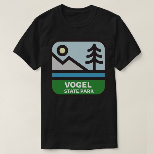 Vogel State Park Georgia De prachtige bergen o T-shirt (Design voorkant)