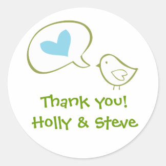 Vogel Sticker door TearDrop Bruiloften