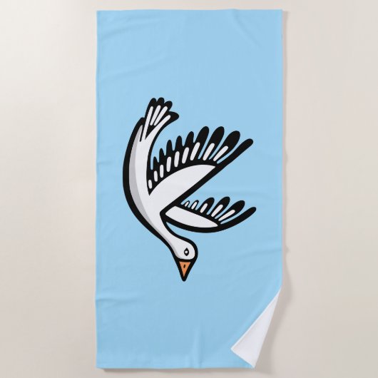 vogel strandlaken (Voorkant)