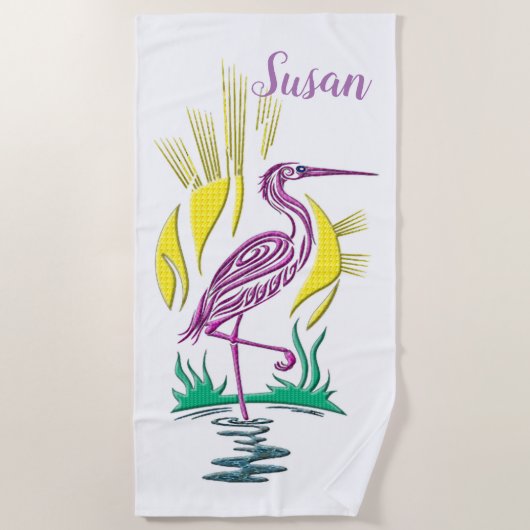 vogel strandlaken (Voorkant)