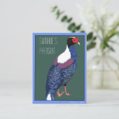 Vogel -- Swinhoe's Fazant Briefkaart (Staand voorkant)