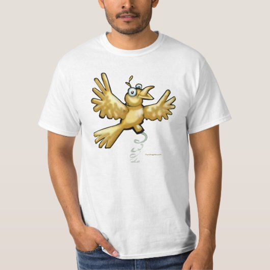 vogel t-shirt (Voorkant)