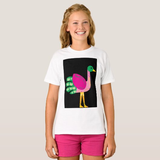 vogel t-shirt (Voorkant volledig)