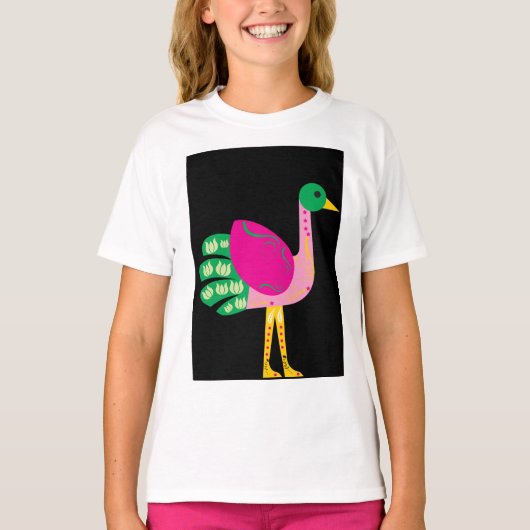 vogel t-shirt (Voorkant)