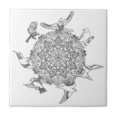 vogel tegeltje (Voorkant)