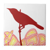 vogel tegeltje (Voorkant)