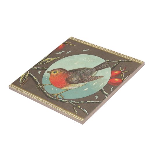 vogel tegeltje (Zijkant)