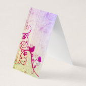  Vogel  Tented Oorbel Display Kaarten (Achterkant)