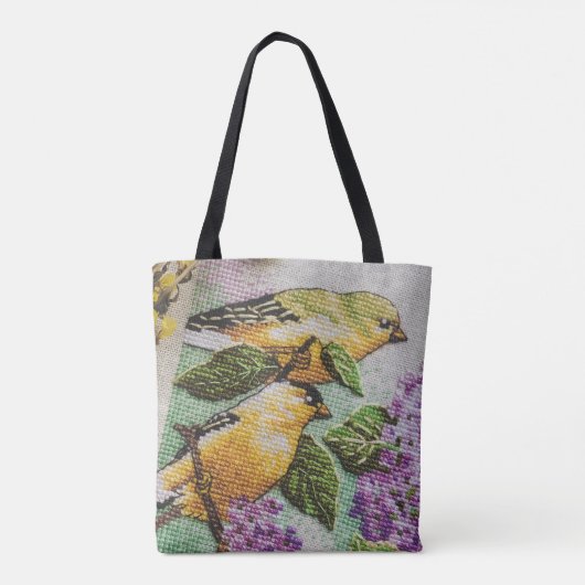 vogel tote bag (Achterkant)